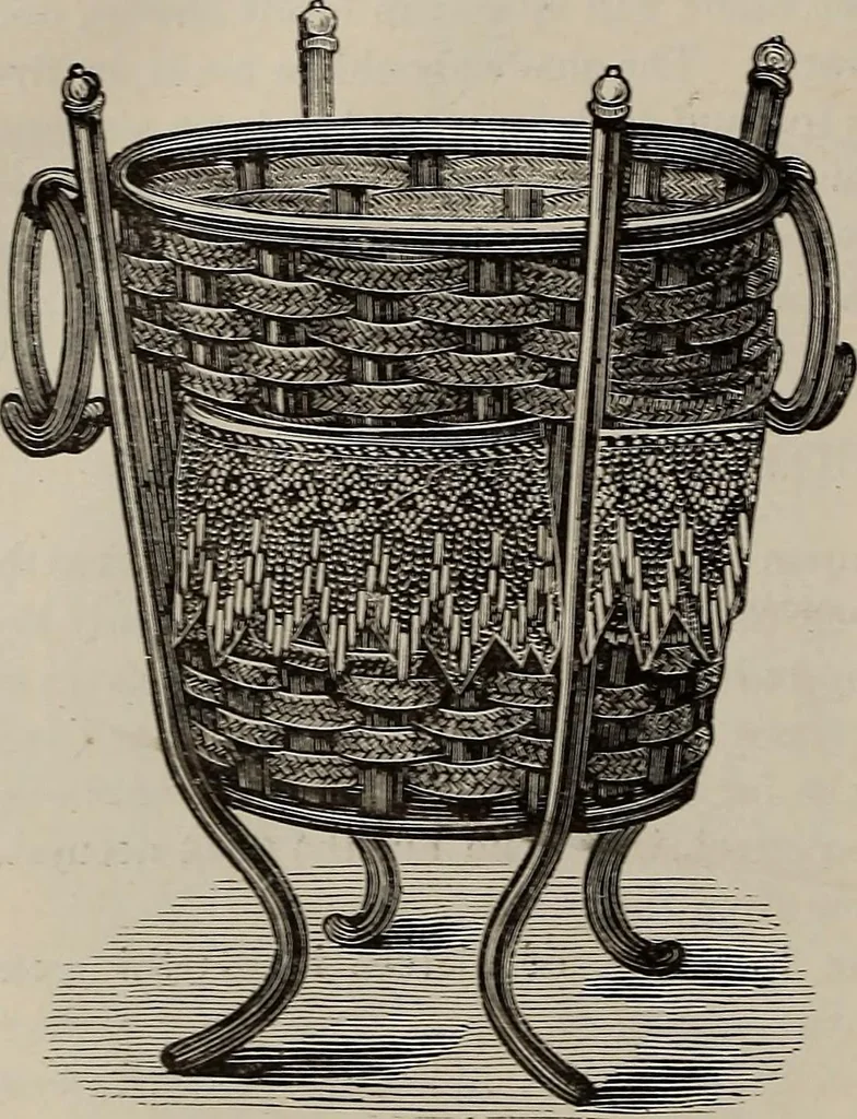 An illustration from Household elegancies : suggestions in household art and tasteful home decorations, 1876, leaf 273