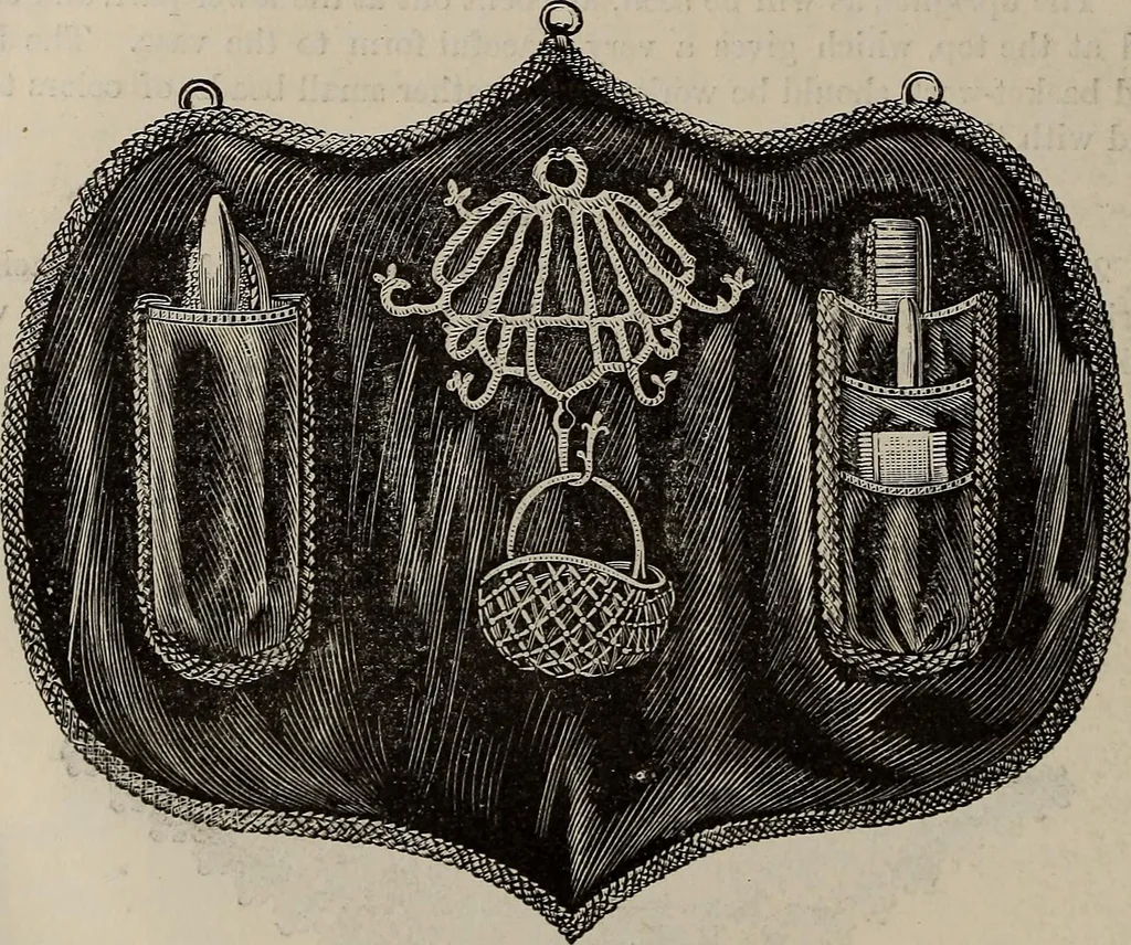 An illustration from Household elegancies : suggestions in household art and tasteful home decorations, 1876, leaf 277