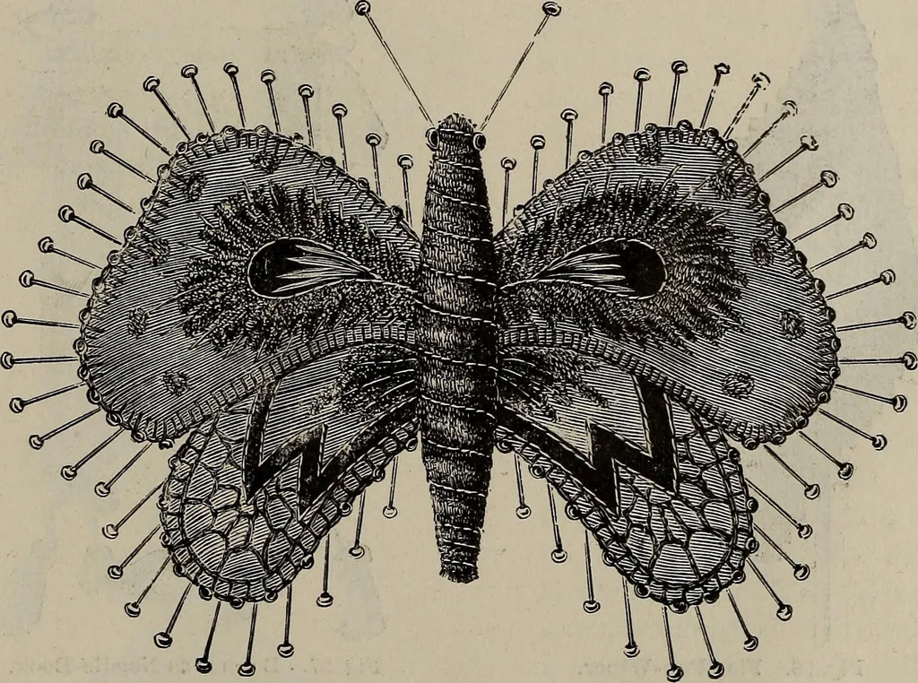 An illustration from Household elegancies : suggestions in household art and tasteful home decorations, 1876, leaf 282