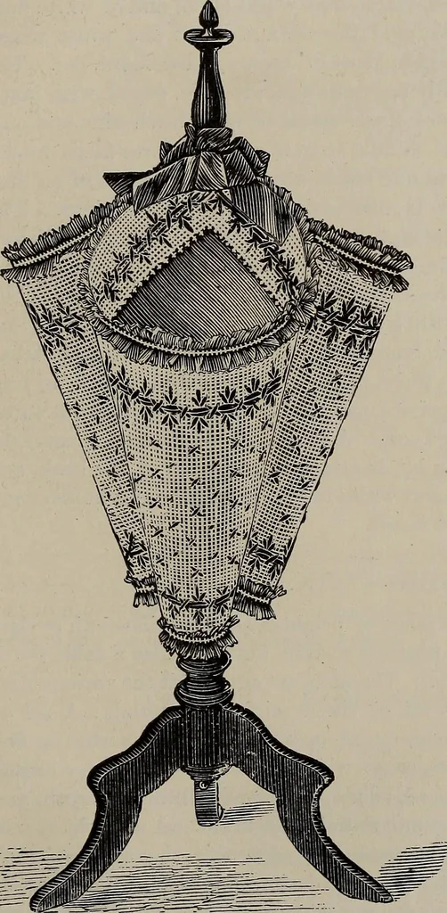 An illustration from Household elegancies : suggestions in household art and tasteful home decorations, 1876, leaf 284