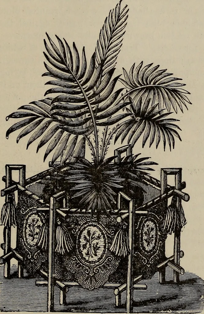 An illustration from Household elegancies : suggestions in household art and tasteful home decorations, 1876, leaf 298
