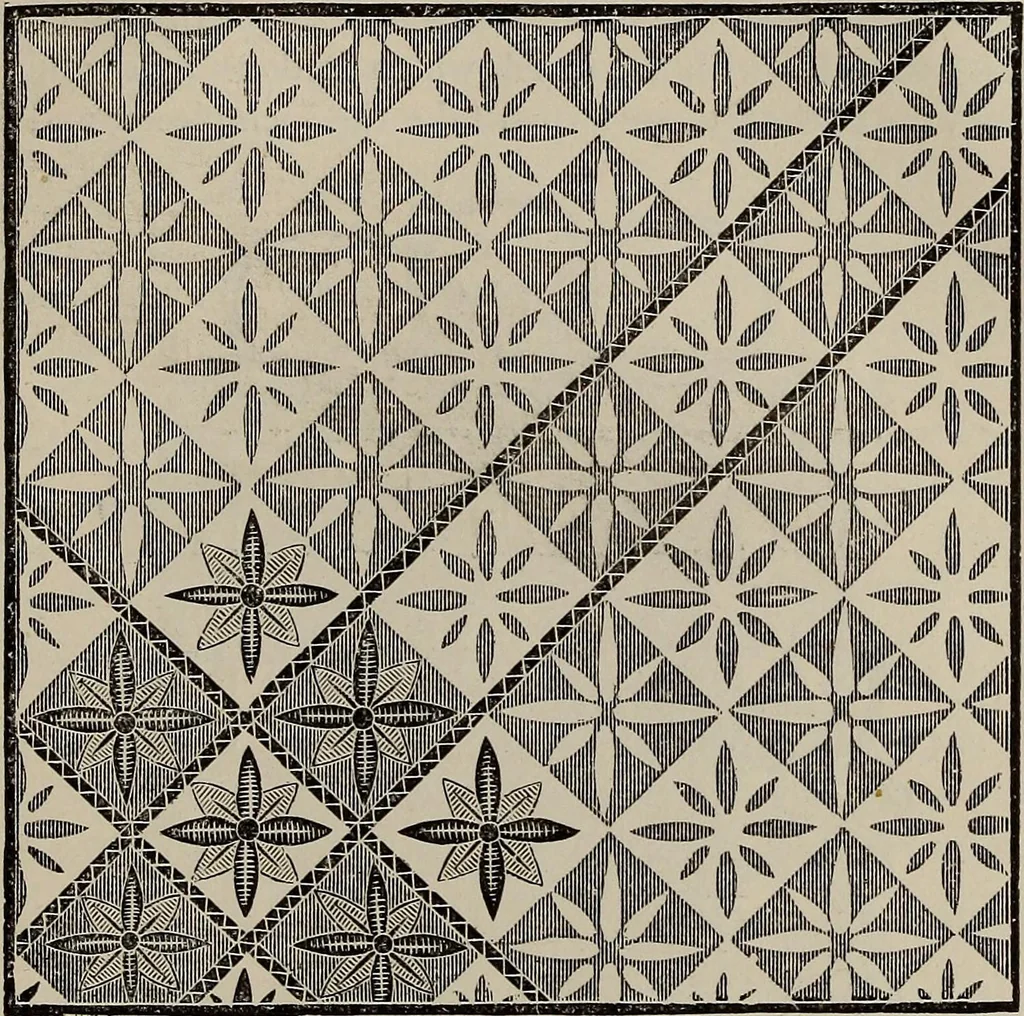 An illustration from Household elegancies : suggestions in household art and tasteful home decorations, 1876, leaf 300