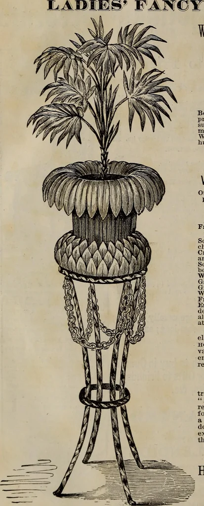 An illustration from Household elegancies : suggestions in household art and tasteful home decorations, 1876, leaf 311