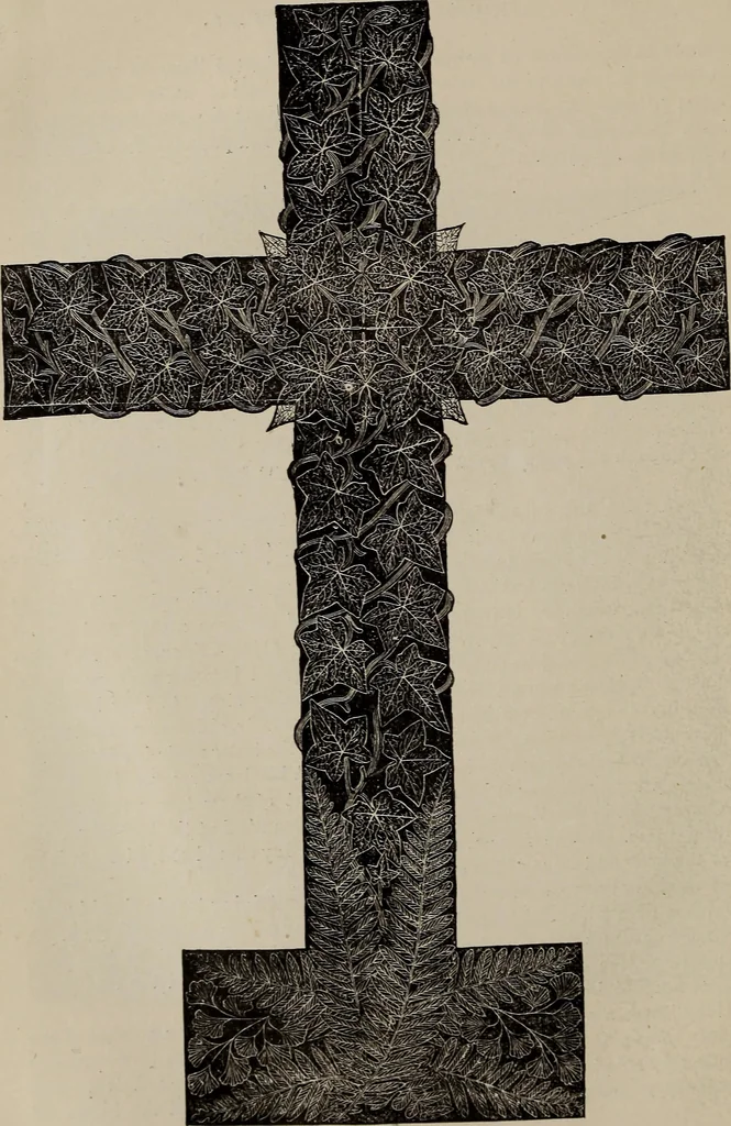 An illustration from Household elegancies : suggestions in household art and tasteful home decorations, 1876, leaf 39