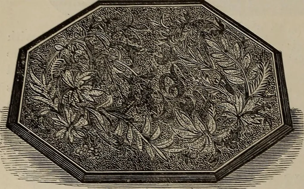 An illustration from Household elegancies : suggestions in household art and tasteful home decorations, 1876, leaf 79