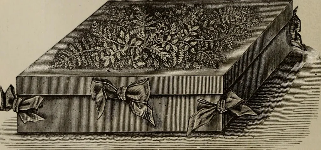 An illustration from Household elegancies : suggestions in household art and tasteful home decorations, 1876, leaf 79