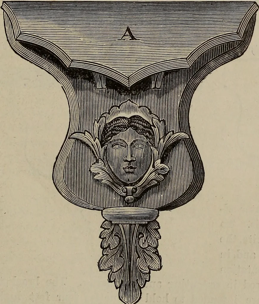 An illustration from Household elegancies : suggestions in household art and tasteful home decorations, 1876, leaf 82