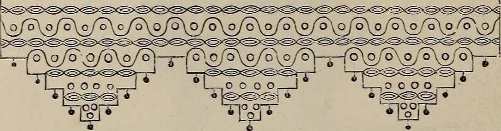 An illustration from Household elegancies : suggestions in household art and tasteful home decorations, 1876, leaf 89