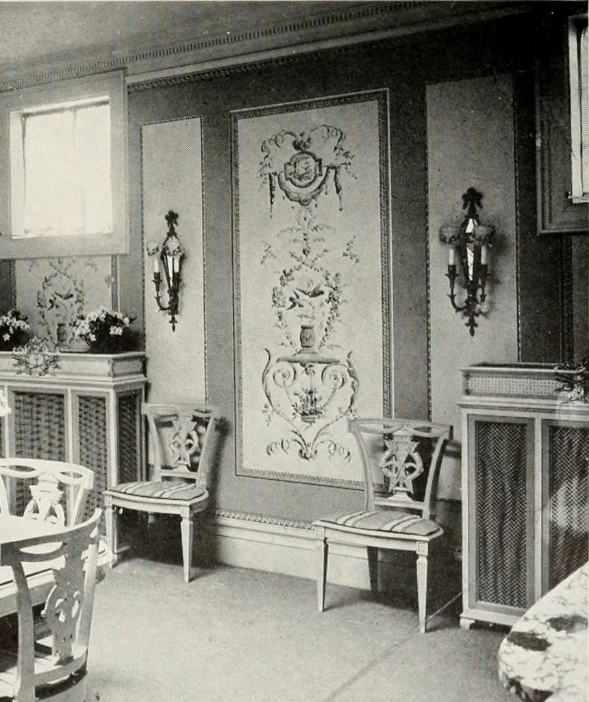 An illustration from The house in good taste, 1913, leaf 200