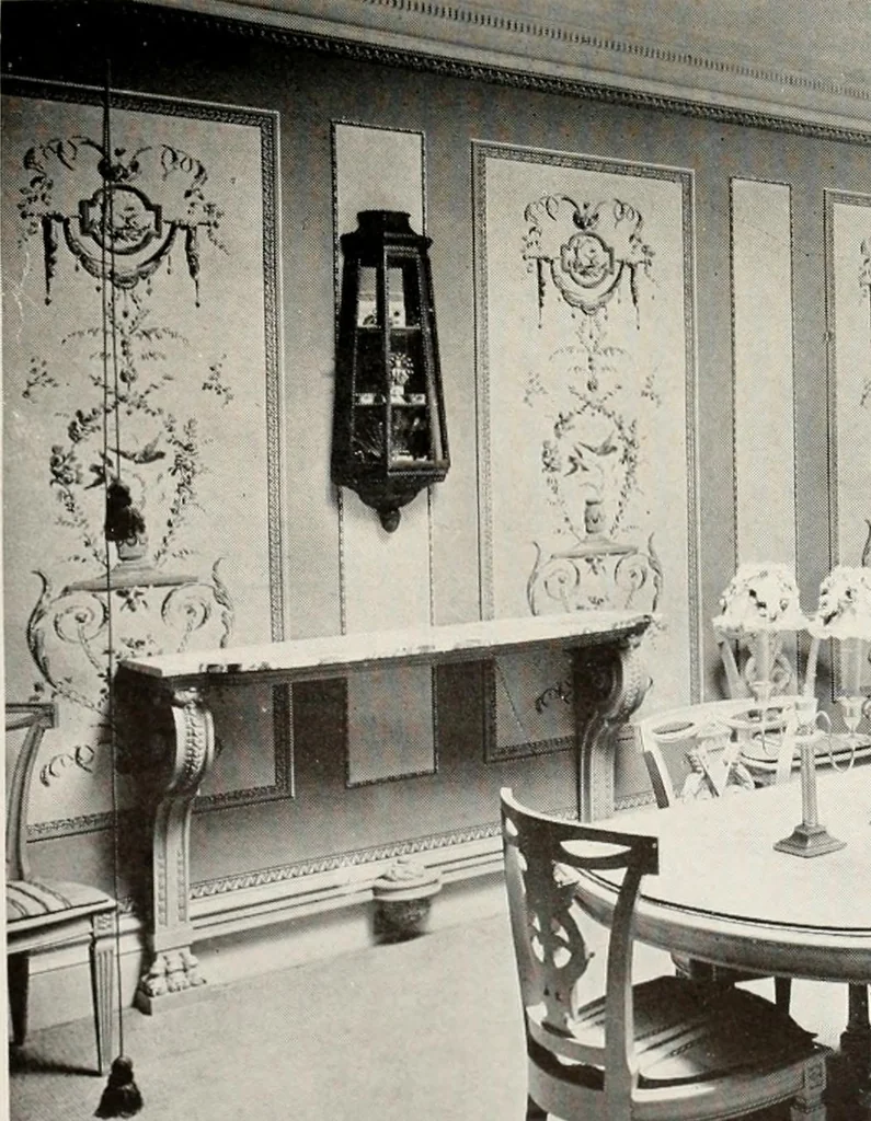 An illustration from The house in good taste, 1913, leaf 200