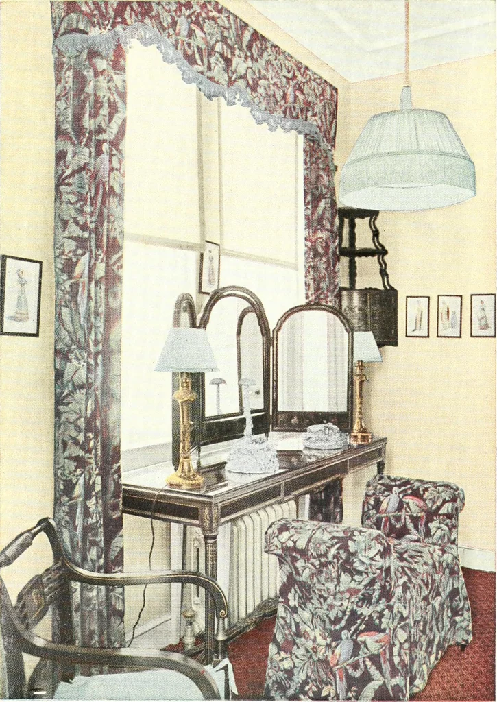 An illustration from The house in good taste, illustrated with photographs in color and black and white, 1915, leaf 100
