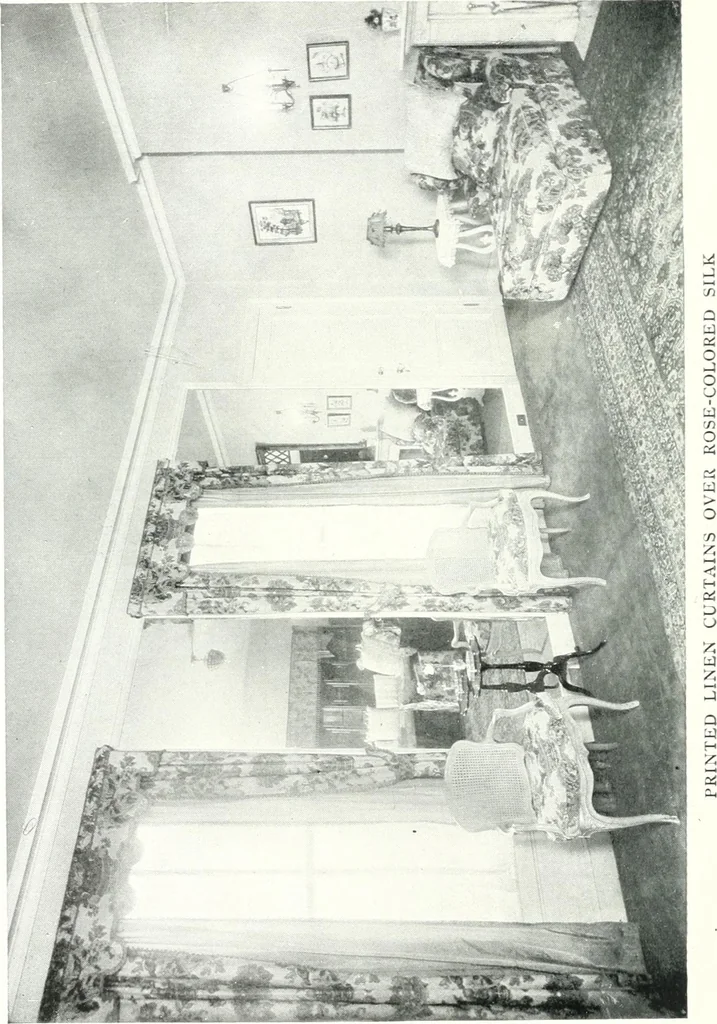 An illustration from The house in good taste, illustrated with photographs in color and black and white, 1915, leaf 105