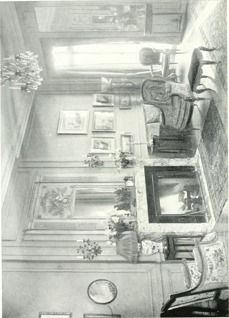 An illustration from The house in good taste, illustrated with photographs in color and black and white, 1915, leaf 121