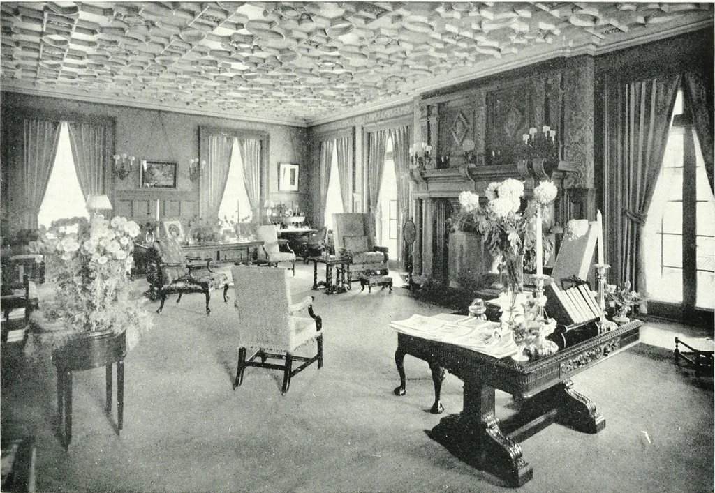 An illustration from The house in good taste, illustrated with photographs in color and black and white, 1915, leaf 162