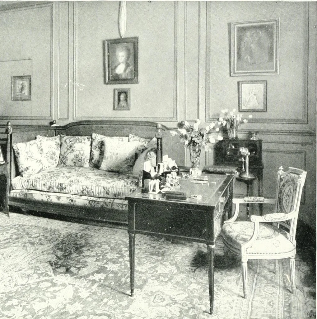 An illustration from The house in good taste, illustrated with photographs in color and black and white, 1915, leaf 180