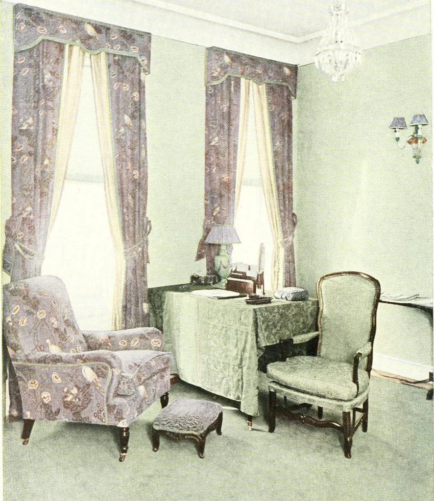 An illustration from The house in good taste, illustrated with photographs in color and black and white, 1915, leaf 221