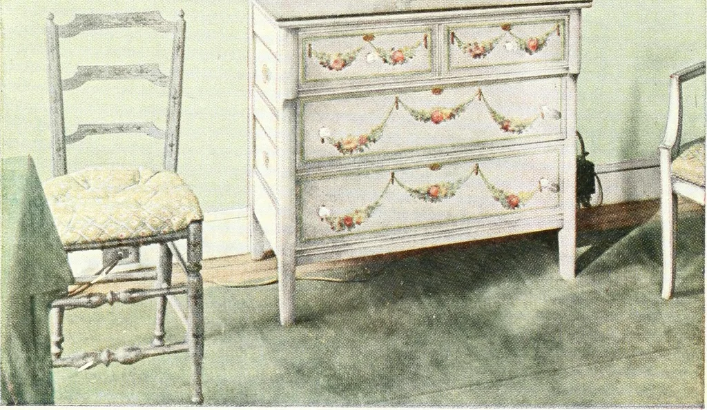 An illustration from The house in good taste, illustrated with photographs in color and black and white, 1915, leaf 234