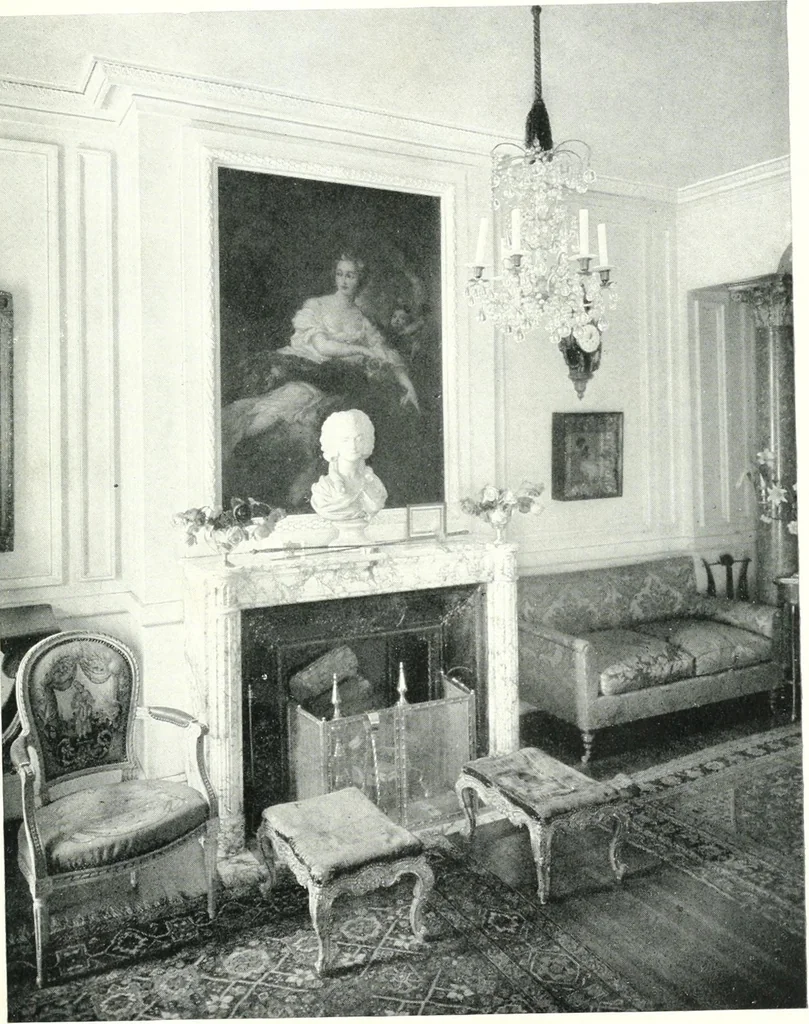 An illustration from The house in good taste, illustrated with photographs in color and black and white, 1915, leaf 32