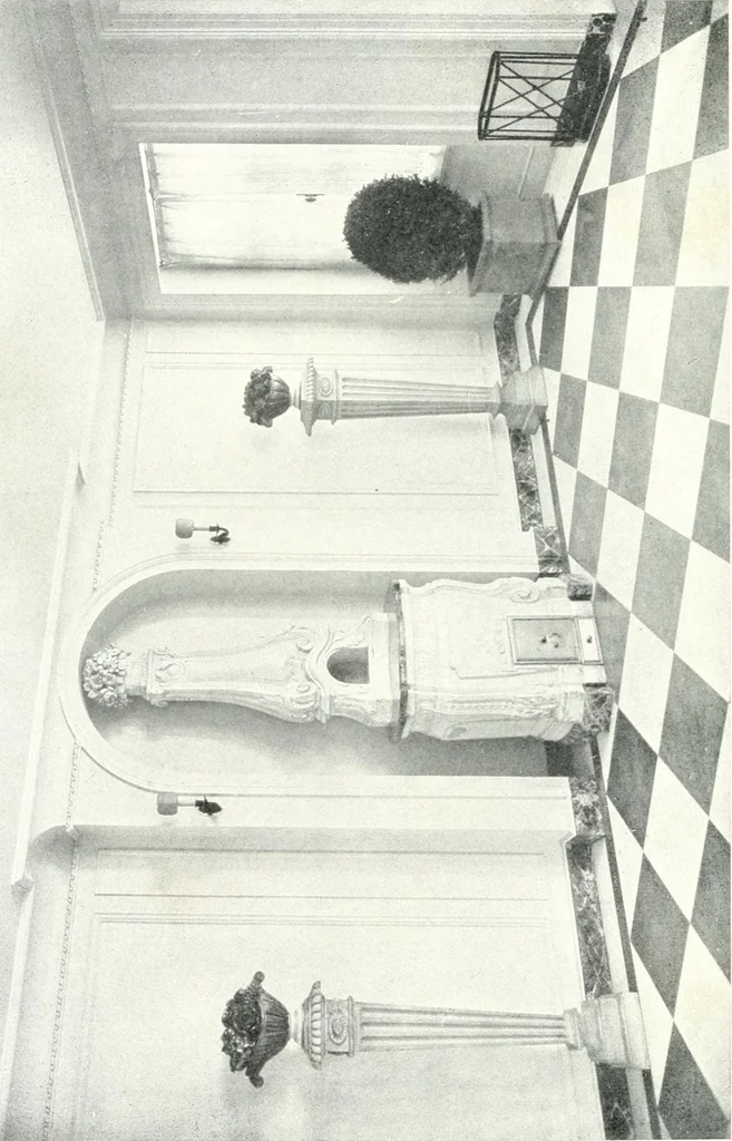 An illustration from The house in good taste, illustrated with photographs in color and black and white, 1915, leaf 327