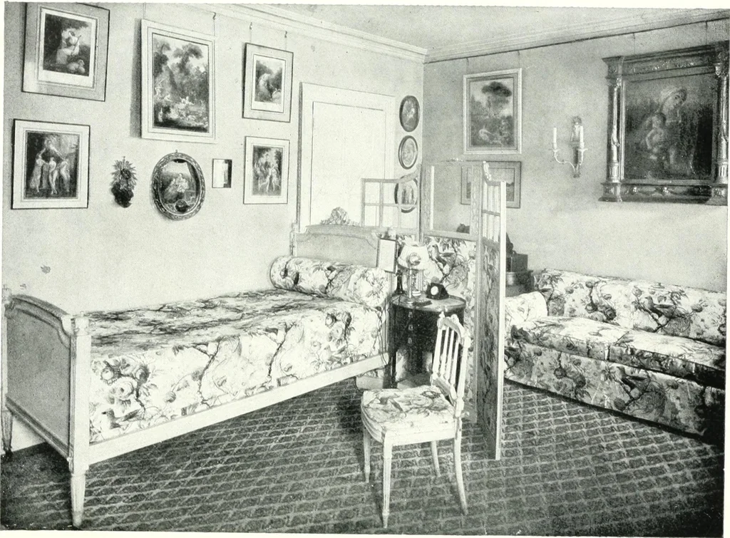 An illustration from The house in good taste, illustrated with photographs in color and black and white, 1915, leaf 52