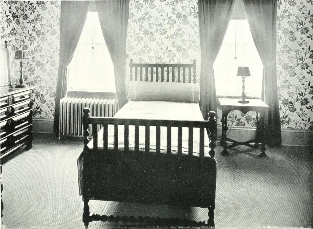 An illustration from The house in good taste, illustrated with photographs in color and black and white, 1915, leaf 77
