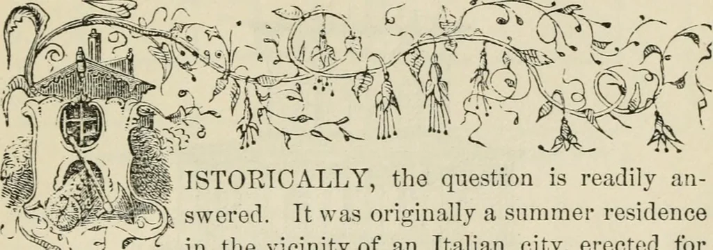 An illustration from The house: a manual of rural architecture: or, How to build country houses and out-buildings .., 1866, leaf 106