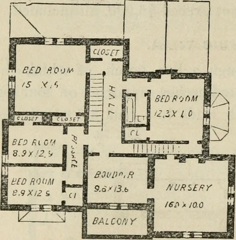 An illustration from The house: a manual of rural architecture: or, How to build country houses and out-buildings .., 1866, leaf 113
