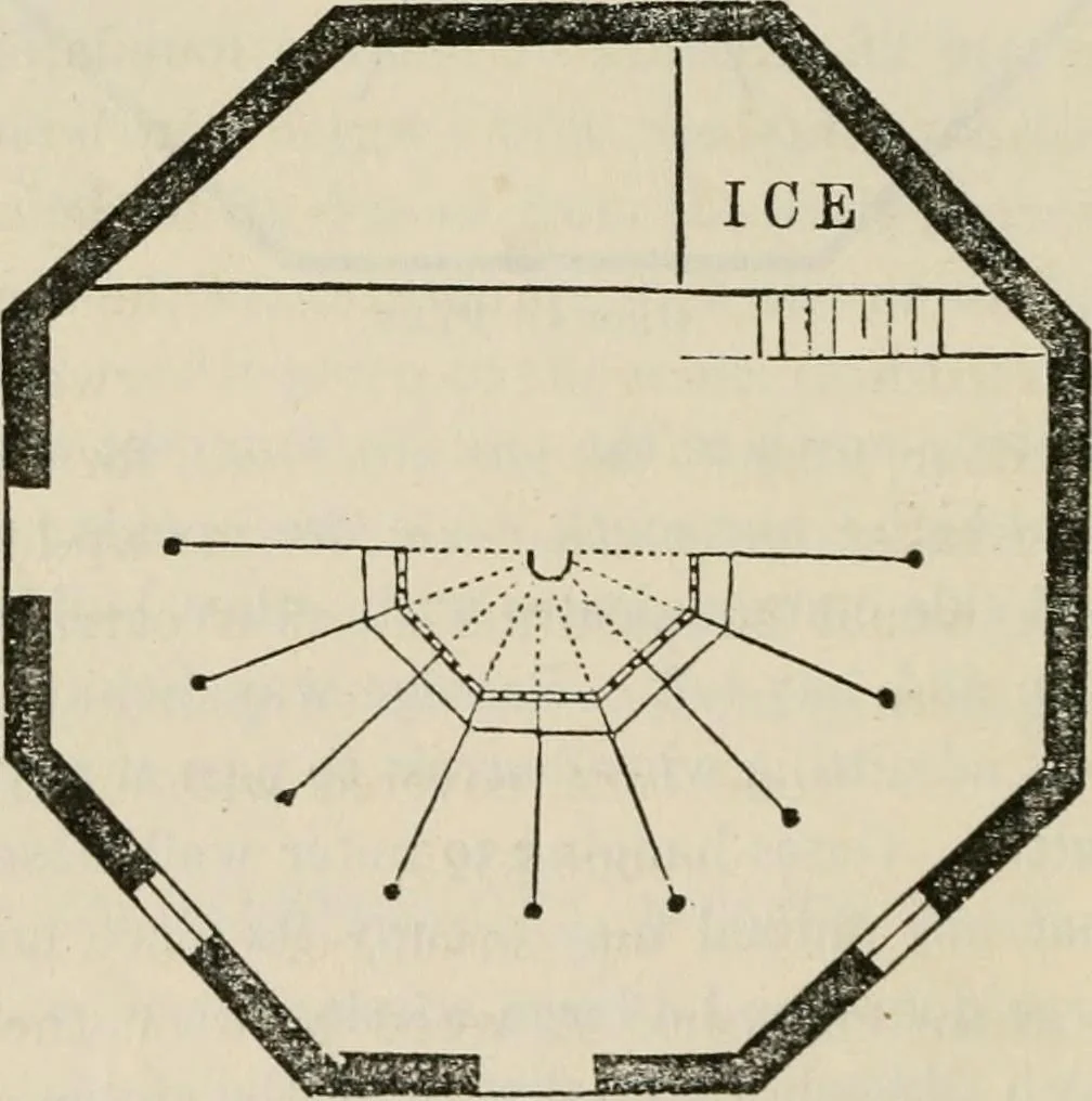 An illustration from The house: a manual of rural architecture: or, How to build country houses and out-buildings .., 1866, leaf 135