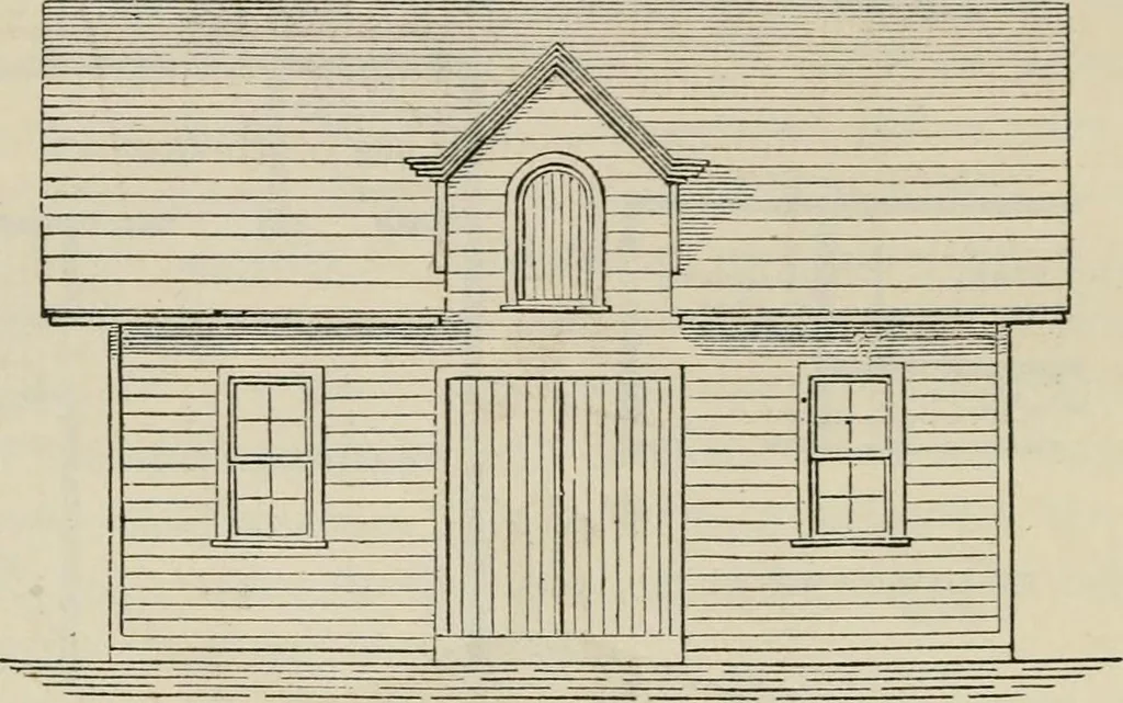 An illustration from The house: a manual of rural architecture: or, How to build country houses and out-buildings .., 1866, leaf 143