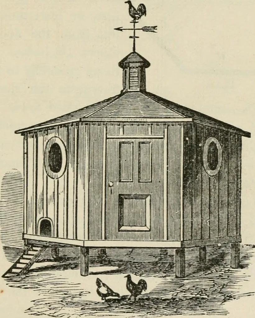 An illustration from The house: a manual of rural architecture: or, How to build country houses and out-buildings .., 1866, leaf 144