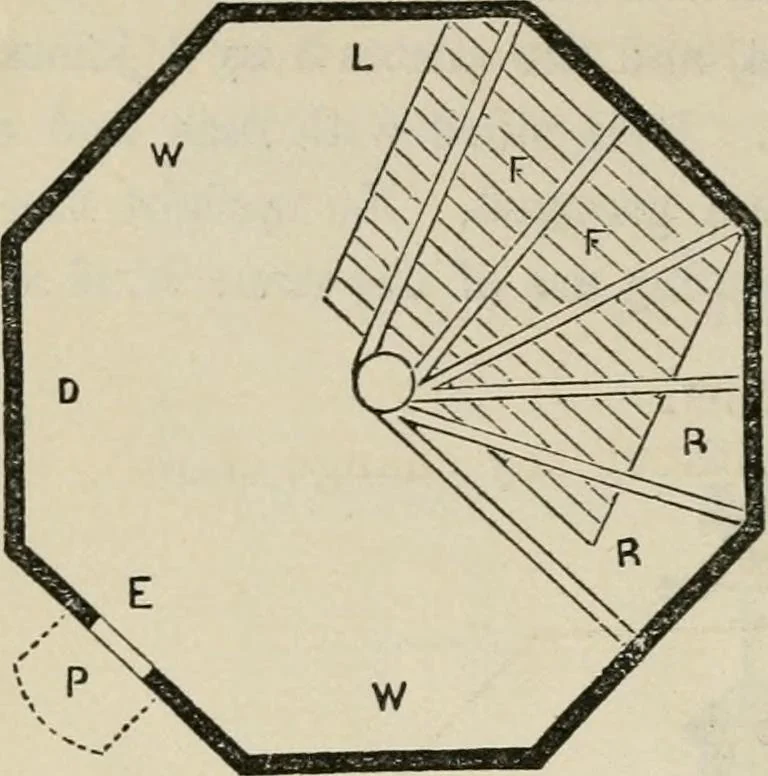 An illustration from The house: a manual of rural architecture: or, How to build country houses and out-buildings .., 1866, leaf 145