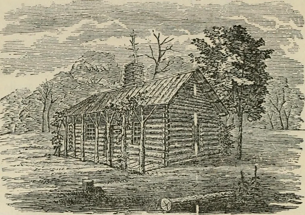 An illustration from The house: a manual of rural architecture: or, How to build country houses and out-buildings .., 1866, leaf 47