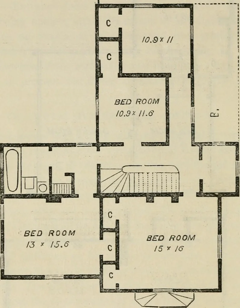 An illustration from The house: a manual of rural architecture: or, How to build country houses and out-buildings .., 1866, leaf 55