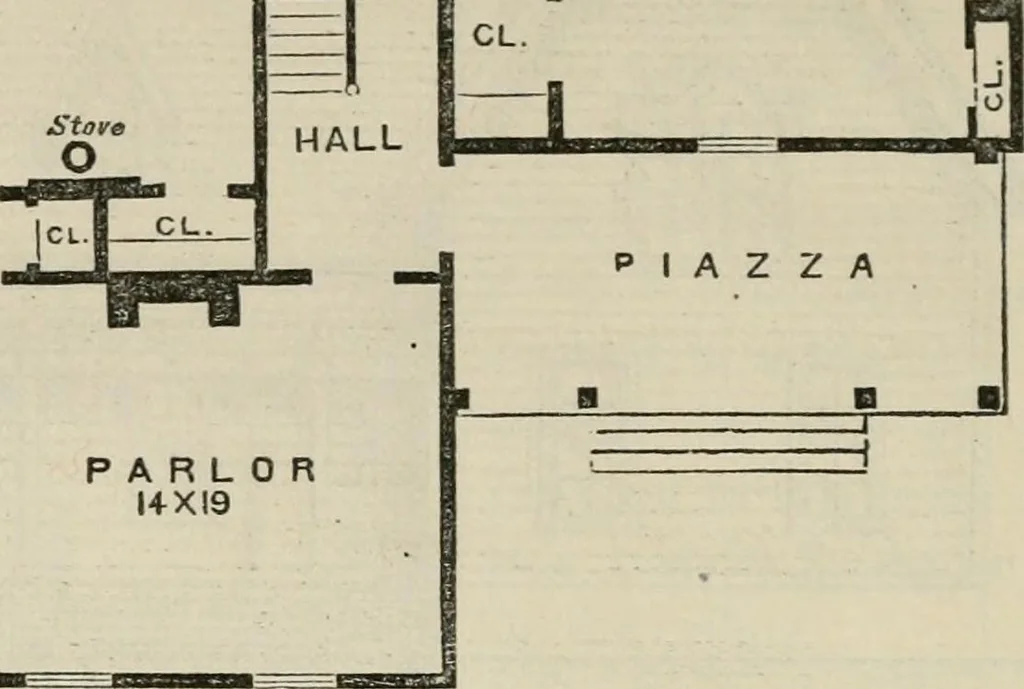 An illustration from The house: a manual of rural architecture: or, How to build country houses and out-buildings .., 1866, leaf 67