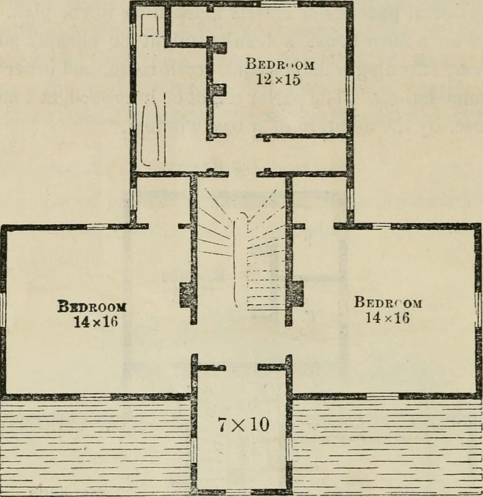 An illustration from The house: a manual of rural architecture: or, How to build country houses and out-buildings .., 1866, leaf 71