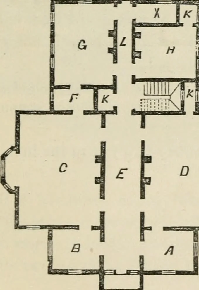 An illustration from The house: a manual of rural architecture: or, How to build country houses and out-buildings .., 1866, leaf 72
