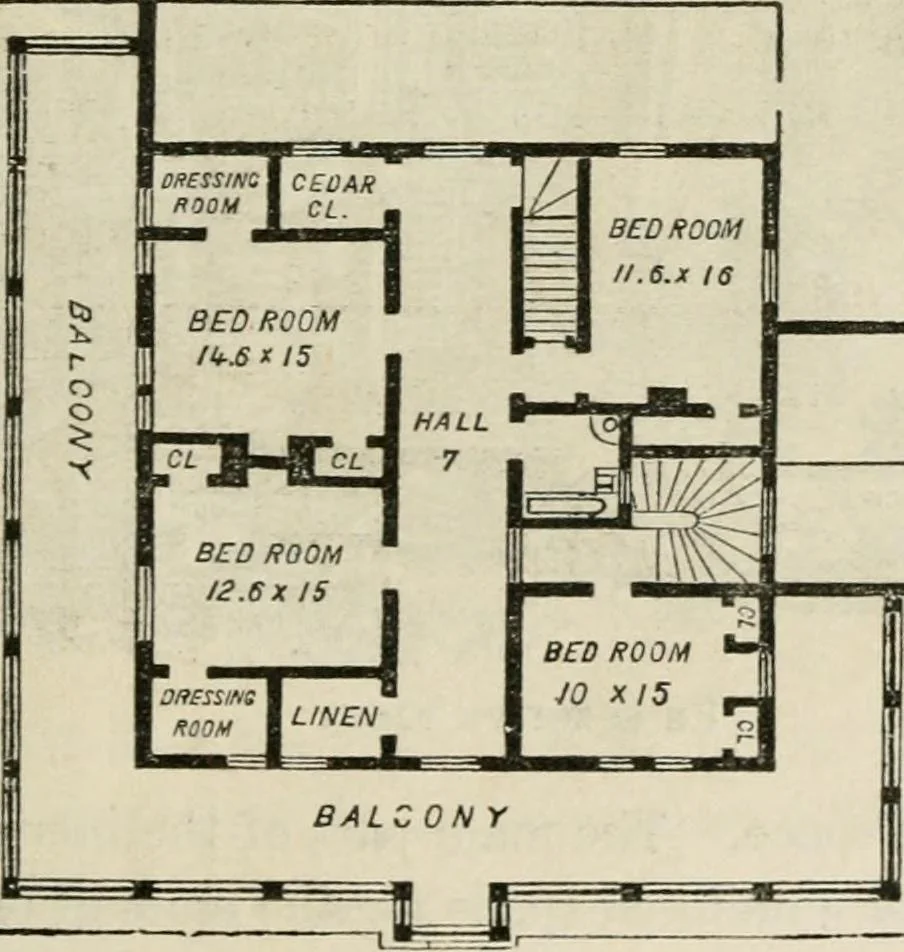 An illustration from The house: a manual of rural architecture: or, How to build country houses and out-buildings .., 1866, leaf 86