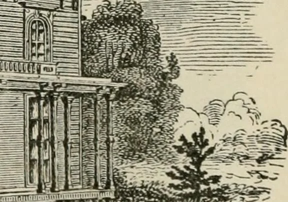An illustration from The house: a manual of rural architecture: or, How to build country houses and out-buildings .., 1866, leaf 87