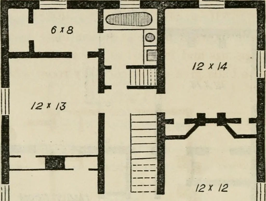 An illustration from The house: a manual of rural architecture: or, How to build country houses and out-buildings .., 1866, leaf 89