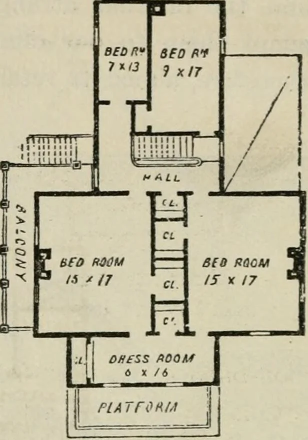 An illustration from The house: a manual of rural architecture: or, How to build country houses and out-buildings .., 1866, leaf 97