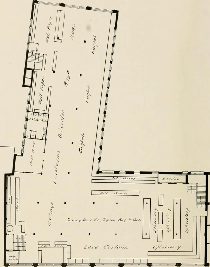 An illustration from House-warming at the new Howland store, Bridgeport, November 18th to 21st, 1908., 1845, leaf 35