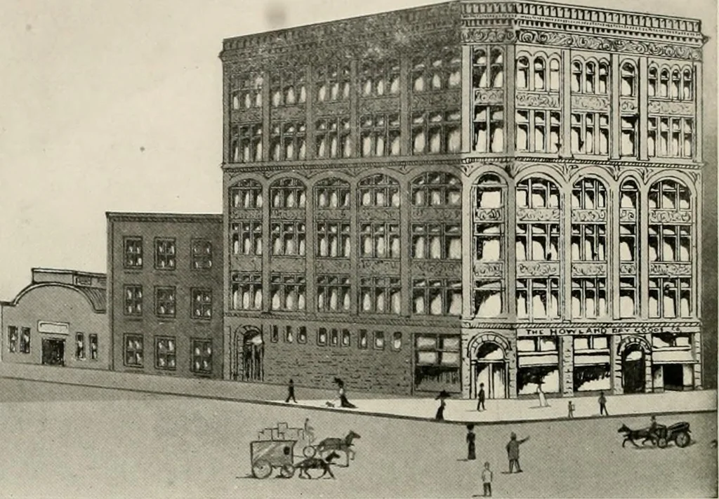 An illustration from House-warming at the new Howland store, Bridgeport, November 18th to 21st, 1908., 1845, leaf 9