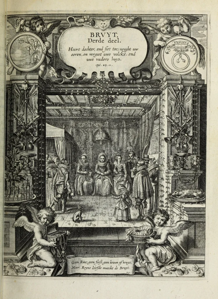 An illustration from Houwelyck, dat is, De gansche gelegtheydt des echten staets, 1625, leaf 155
