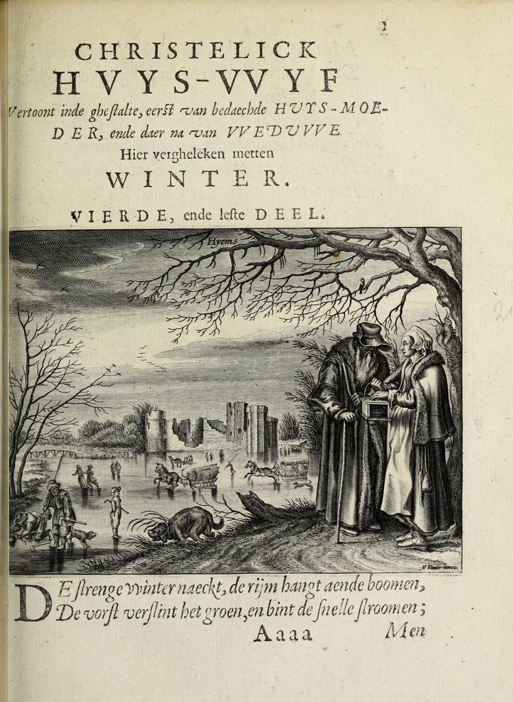 An illustration from Houwelyck, dat is, De gansche gelegtheydt des echten staets, 1625, leaf 645