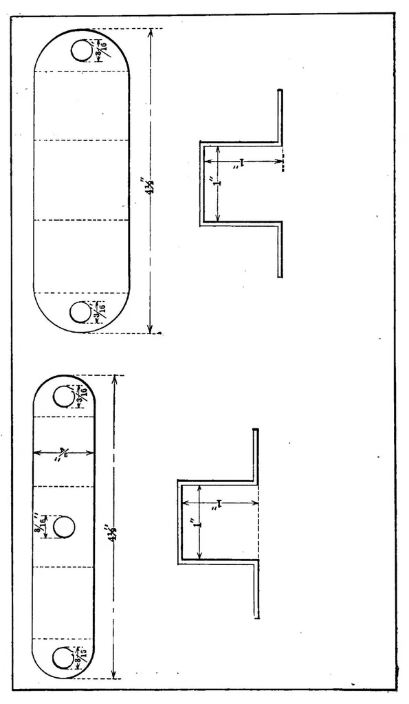 An illustration from How To Build A 20 Foot Bi Plane Glider, 1912, leaf 21
