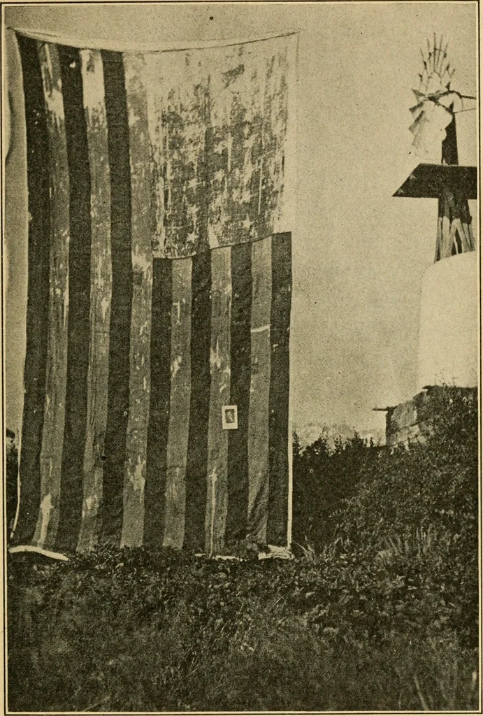 An illustration from How the flag became old glory, 1915, leaf 24