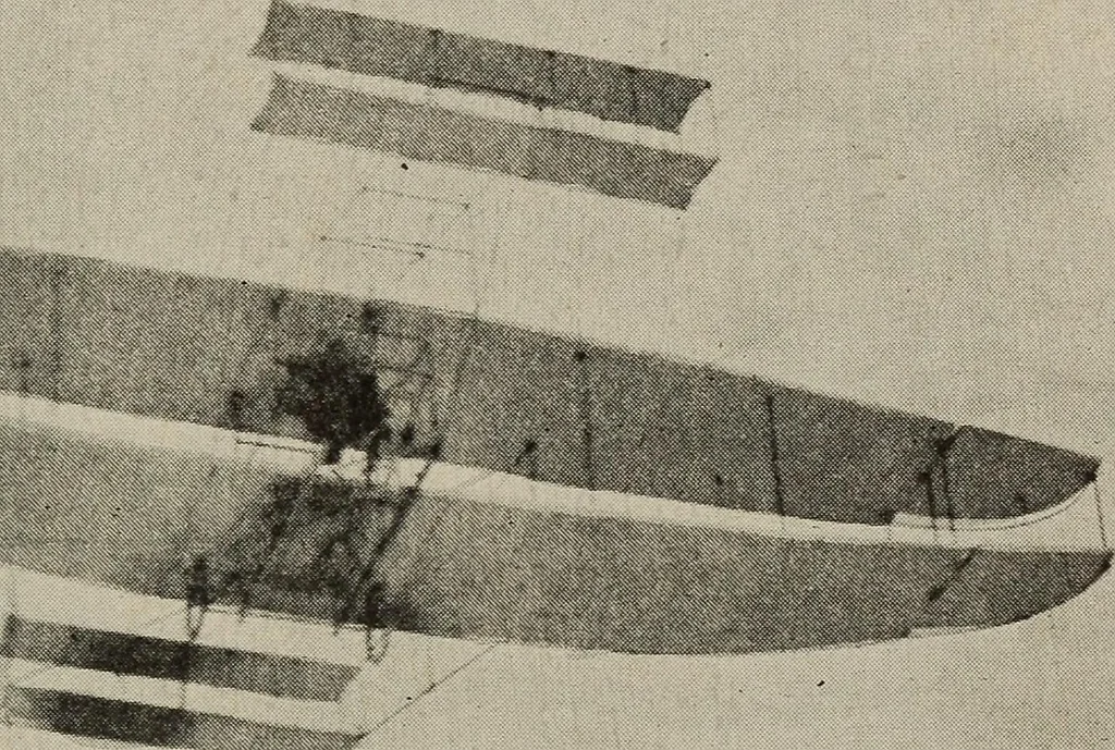 An illustration from How it flies;, 1910, leaf 106