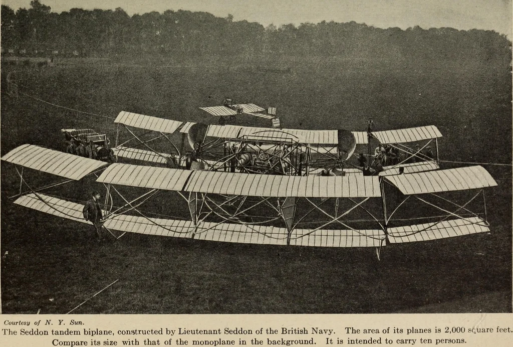 An illustration from How it flies;, 1910, leaf 110