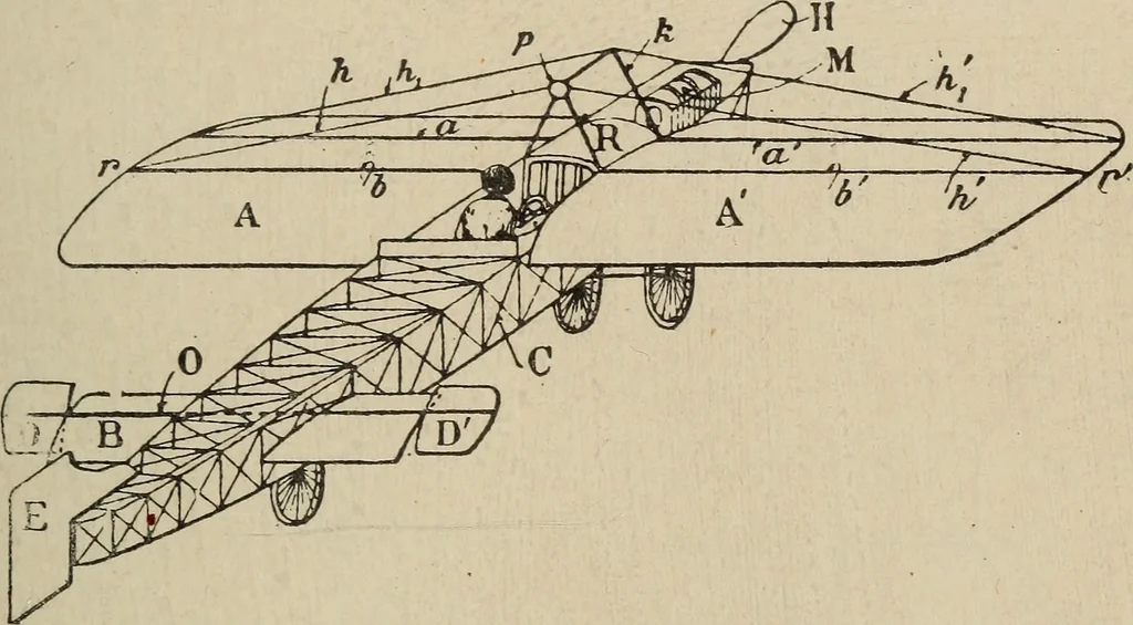 An illustration from How it flies;, 1910, leaf 120