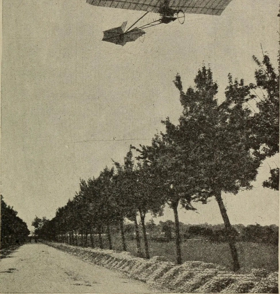 An illustration from How it flies;, 1910, leaf 128